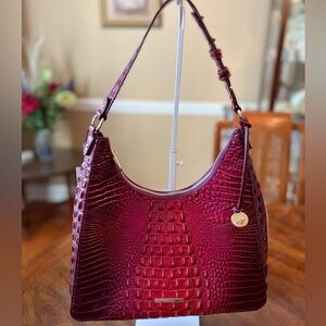 NWT Brahmin Tabitha Ruby Ombré Melbourne Shoulder Bag